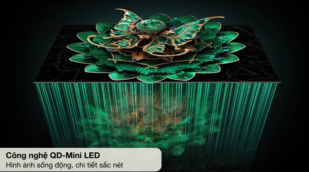 Tivi TCL 75C7K trang bị màn hình QD-Mini LED