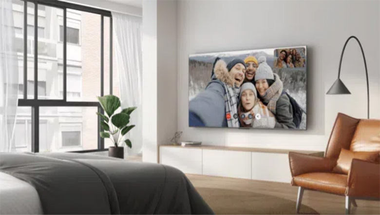 Ứng dụng Google Meet - Google Tivi TCL QLED 4K 43 inch 43C655