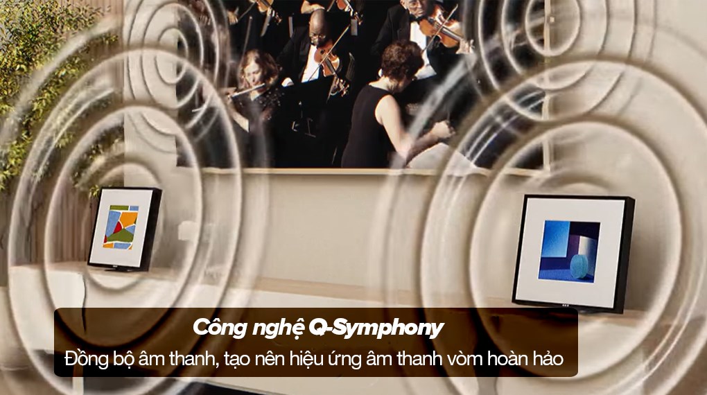 Loa khung tranh Samsung HW-LS60D/XV 120W - Công nghệ Q-symphony đồng bộ âm thanh, tạo ra hiệu ứng âm thanh vòm hoàn hảo Loa khung tranh Samsung HW-LS60D/XV 120W - Công nghệ Q-symphony đồng bộ âm thanh, tạo ra hiệu ứng âm thanh vòm hoàn hảo