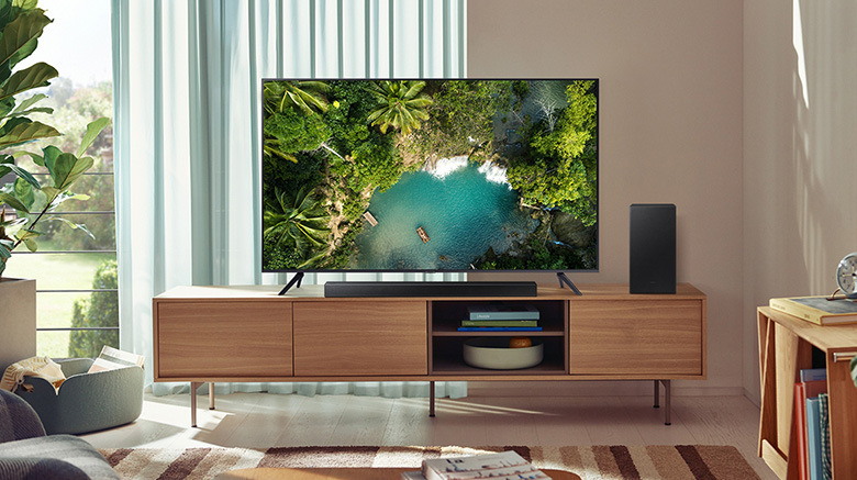 Thiết kế thanh lịch - Loa Soundbar Samsung HW-A650/XV
