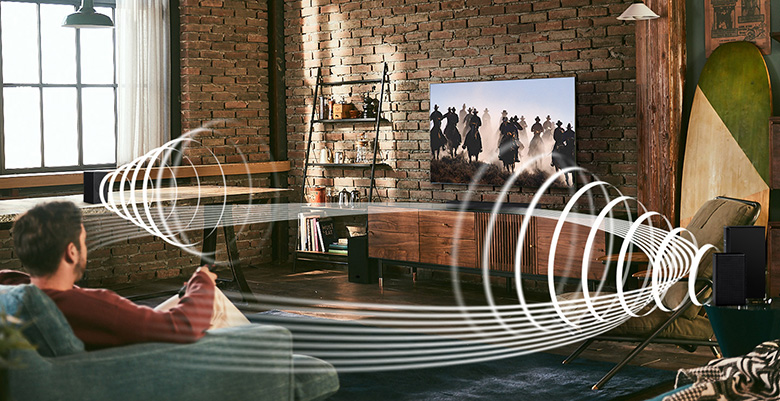 Âm thanh đa chiều - Loa Soundbar Samsung HW-A650/XV