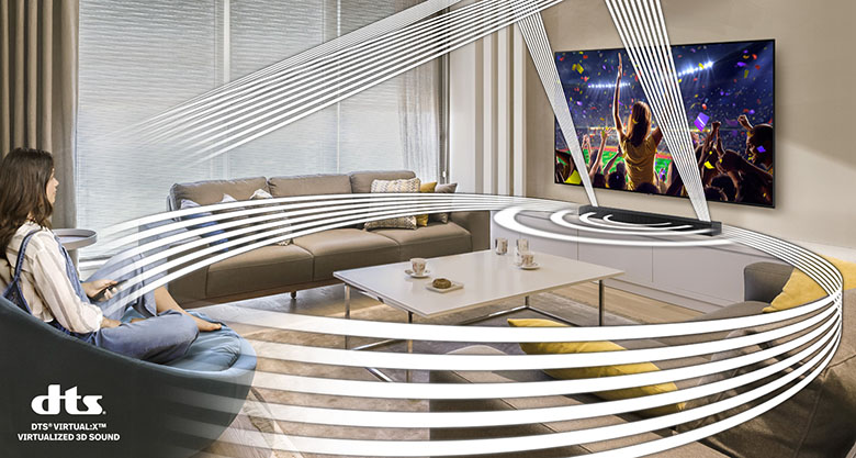 Âm trầm mạnh mẽ - Loa Soundbar Samsung HW-A650/XV
