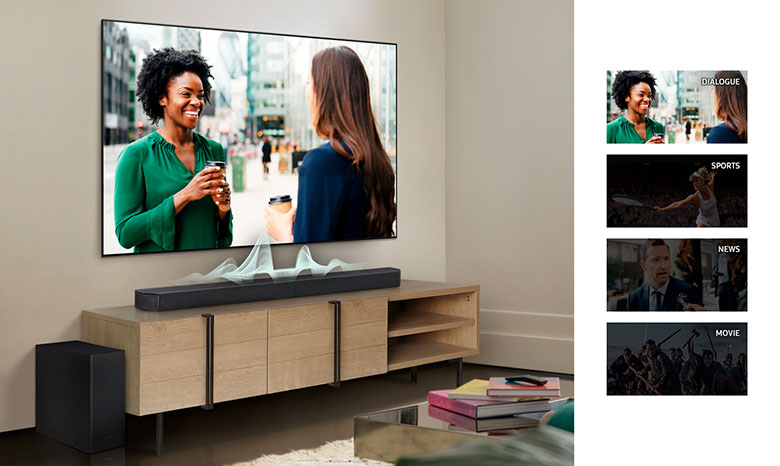 Tối ưu âm thanh - Loa Soundbar Samsung HW-Q950A/XV