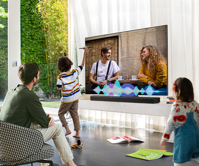 Âm thanh đa chiều - Loa Soundbar Samsung HW-Q950A/XV