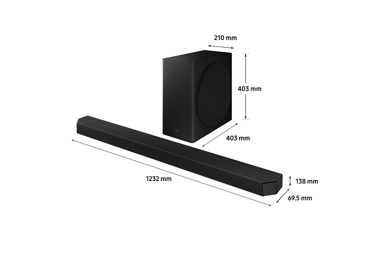Thiết kế tinh tế - Loa Soundbar Samsung HW-Q950A/XV