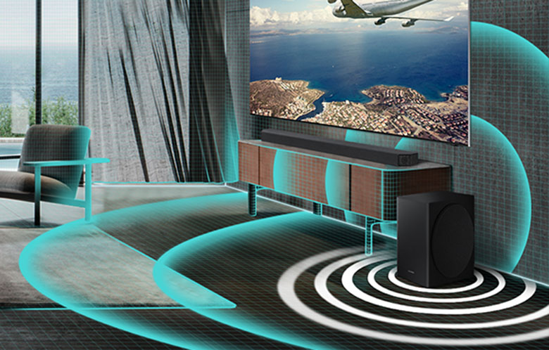 Space Fit Sound - Loa Soundbar Samsung HW-Q950A/XV