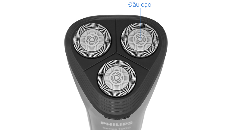 Máy cạo râu khô và ướt Philips S1301/02 - Đầu cạo Máy cạo râu khô và ướt Philips S1301/02 - Lưỡi cạo PowerCut êm và gọn