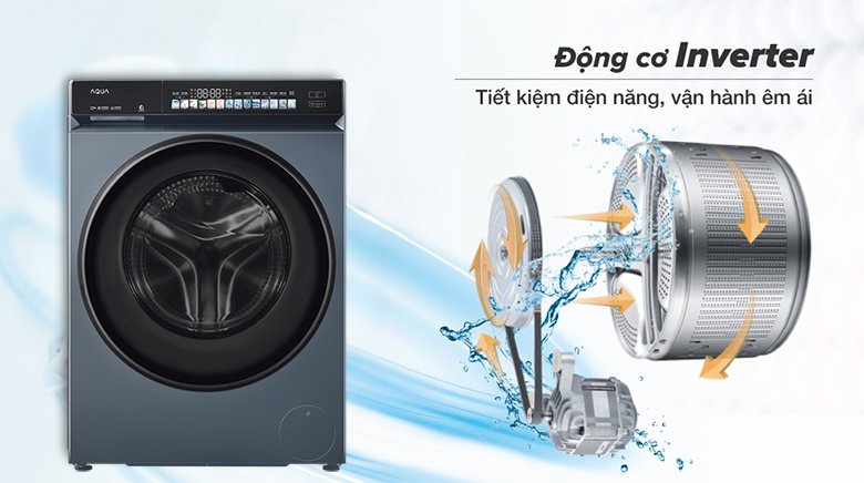 Máy giặt Aqua Inverter 12 kg AW12-B4377U1L(GN) - Inverter êm, tiết kiệm điện