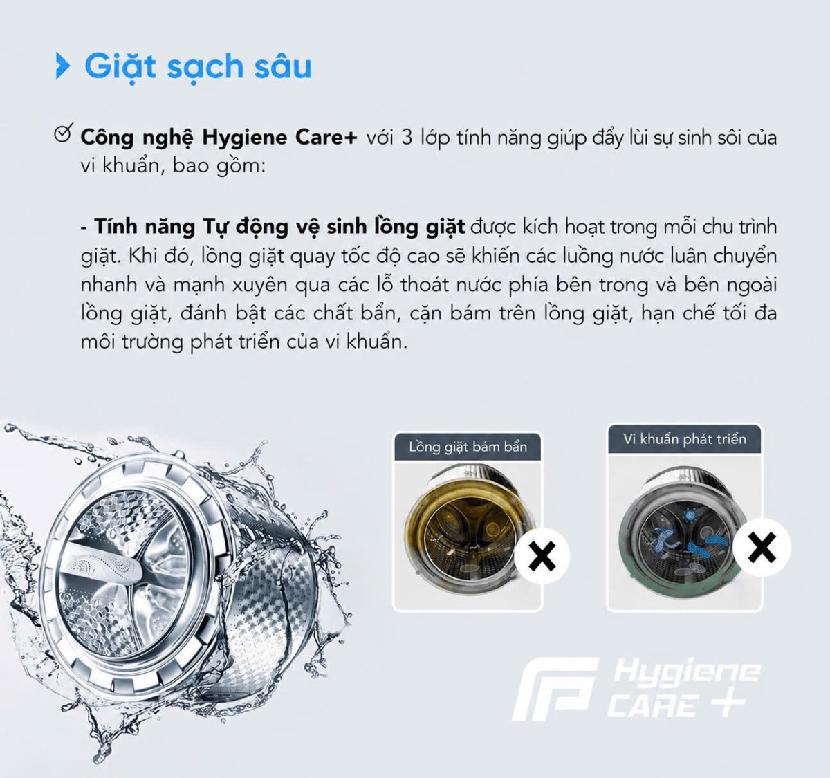 Máy giặt Funiki Inverter 8.5 kg HWM F885ADG Hàng Thái Lan - Giặt sạch sâu, đánh bay bụi bẩn