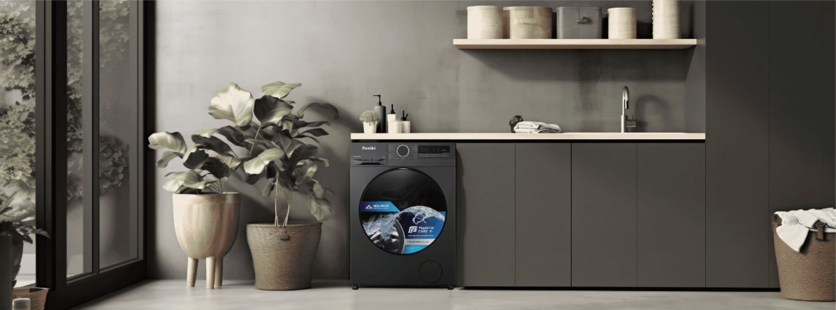 Máy giặt Funiki Inverter 9.5 kg HWM F895ADG Hàng Thái Lan - Hài hòa với không gian gia đình