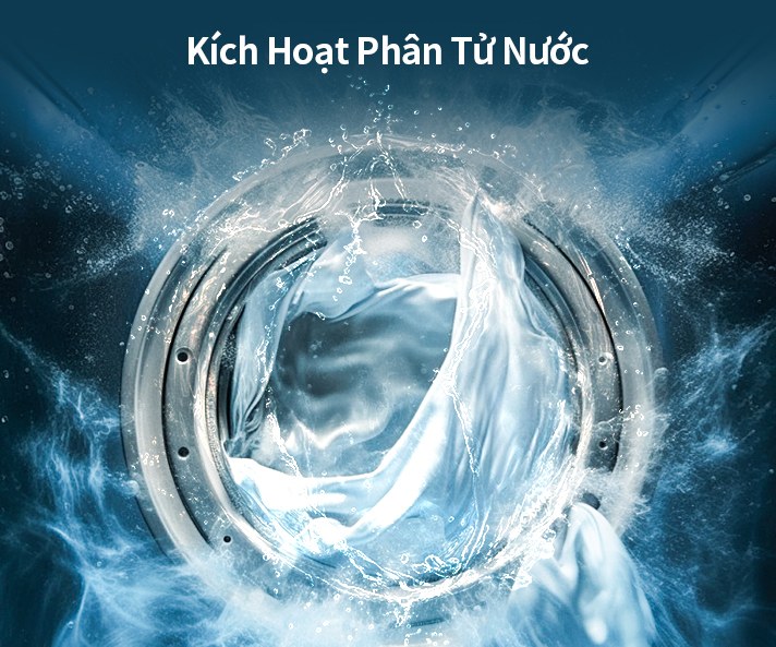 Máy giặt Hisense 13 kg WTJH1313UB - Kích hoạt phân tử nước