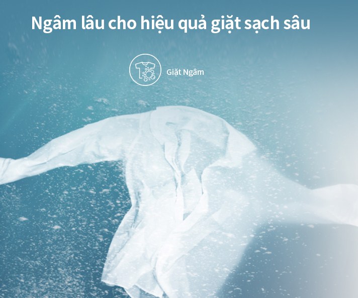 Máy giặt Hisense 13 kg WTJH1313UB - Ngâm lâu, giặt sạch sâu
