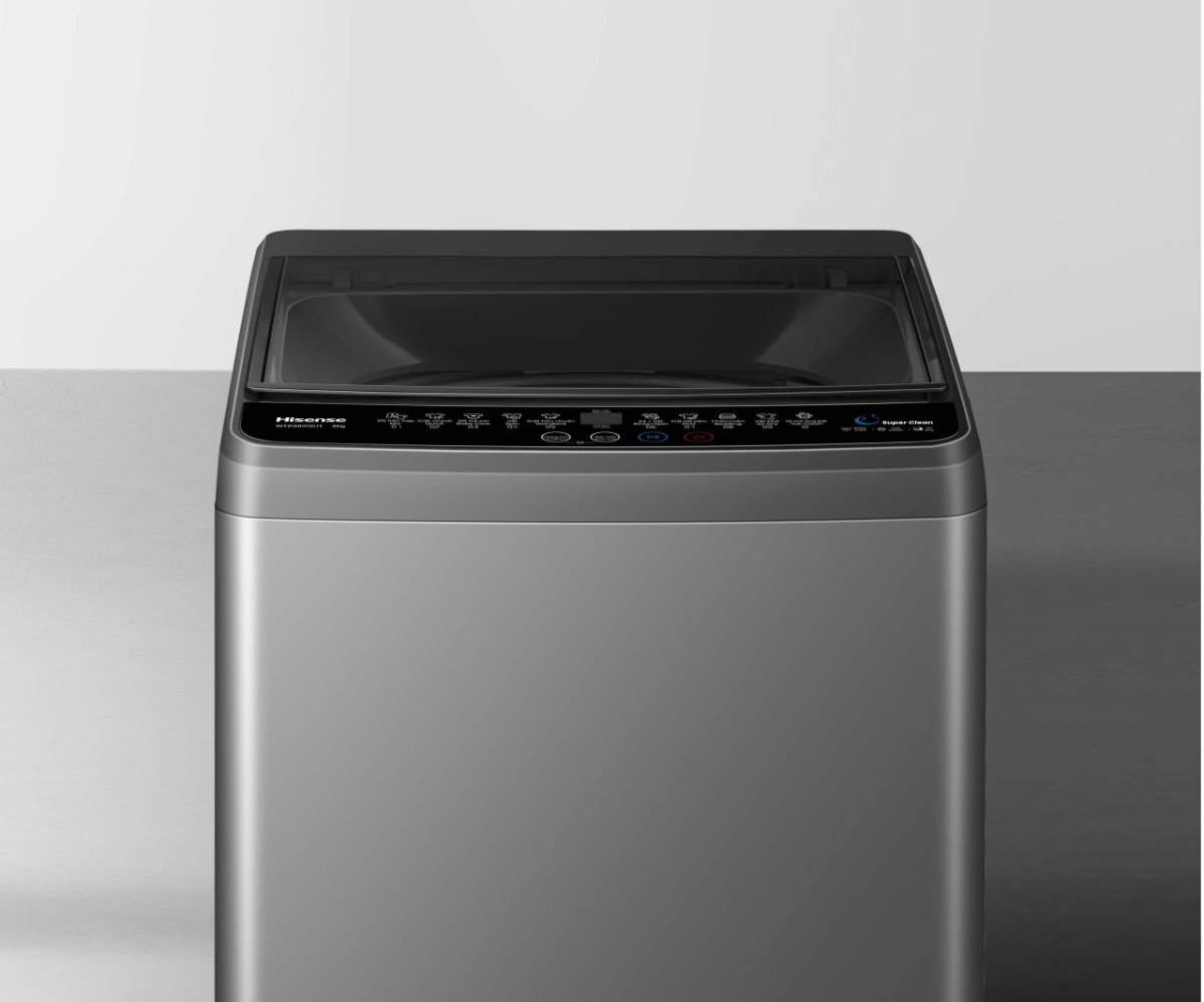 Máy giặt Hisense 8 kg WTZQ8012UT - Tổng quan thiết kế