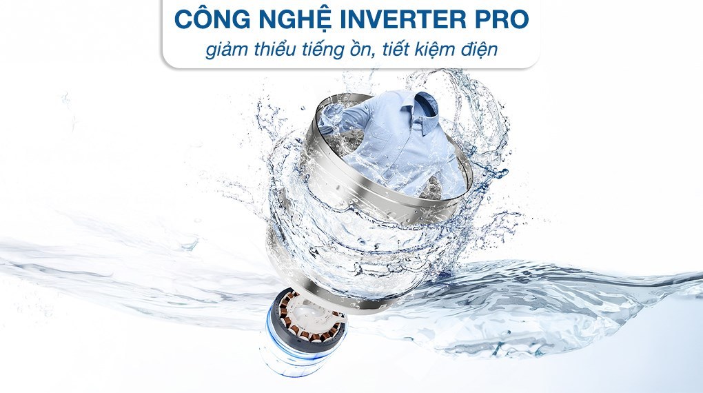 Máy giặt Hisense Inverter 15 kg WT150F50 - Động cơ - Công nghệ tiết kiệm điện