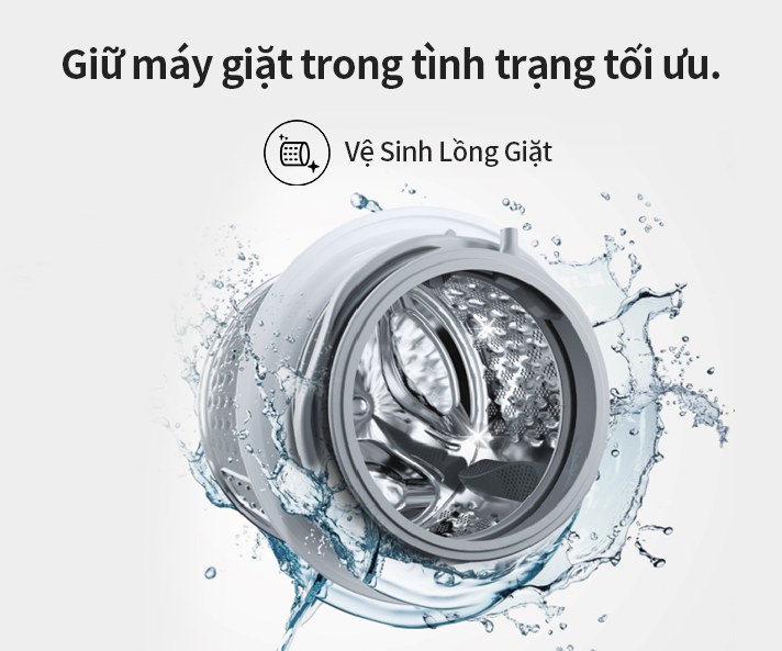 Máy giặt Hisense Inverter 9 kg WF90N1Y - Tự vệ sinh lồng giặt