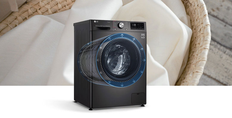 Máy giặt LG FV1412S3B 12kg - Lồng giặt lớn hơn trong cùng không gian