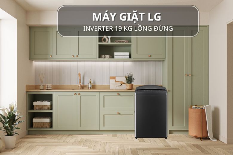 Máy giặt LG Inverter 19 kg TV2519SV7J-2