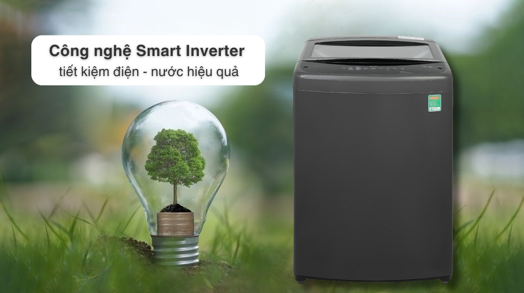 Máy giặt LG TurboDrum Inverter 14 kg T2514VBT - Động cơ - Công nghệ tiết kiệm điện
