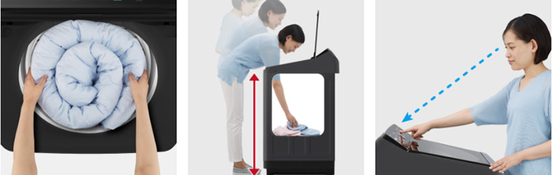 Bảng điều khiển-Máy giặt Panasonic 8.5 kg NA-F85A9DRV lồng đứng