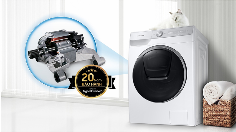 Máy giặt SAMSUNG 12 kg WW12CGP44DSBSV lồng ngang - Bền bỉ và tiết kiệm điện năng