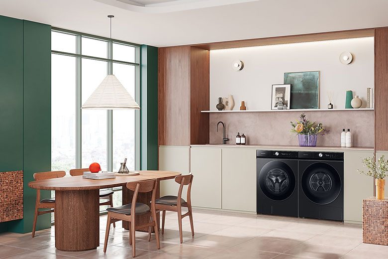 Máy giặt Samsung Bespoke AI™ 14kg WW14BB944DGBSV - Giặt ngâm Bubble Soak