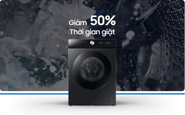 Máy giặt Samsung Bespoke AI™ 14kg WW14BB944DGBSV - Giặt sạch siêu tốc Quick Drive