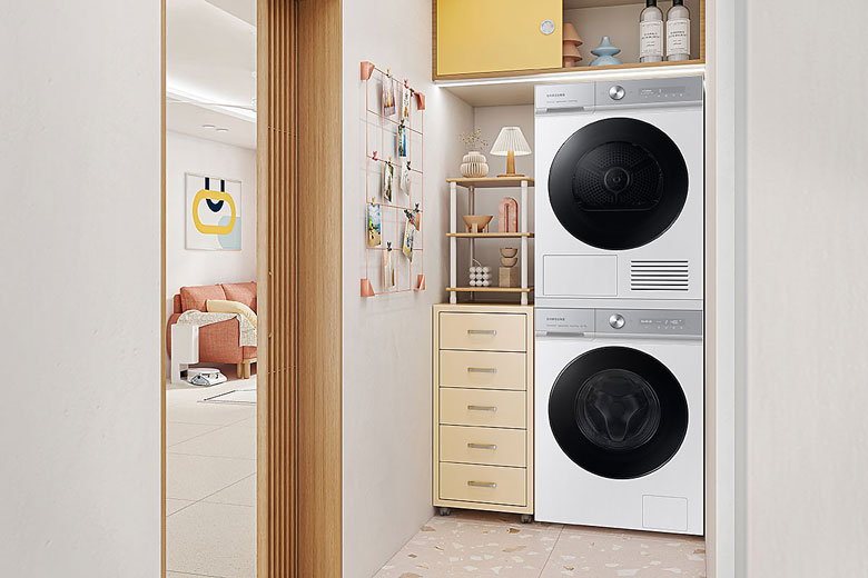 Máy giặt Samsung Bespoke AI™ 14kg WW14BB944DGHSV - Giặt ngâm Bubble Soak
