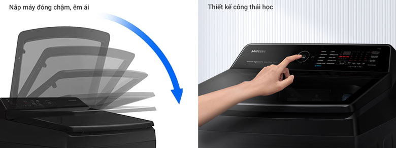 Máy giặt Samsung WA14CG5745BVSV - Thiết kế công thái học
