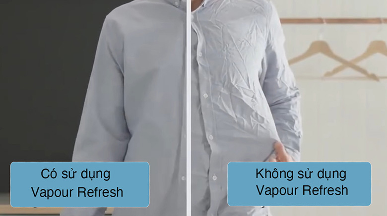 Công nghệ Vapour Refresh -Máy giặt sấy Electrolux Inverter 11 kg EWW1142Q7WB lồng ngang