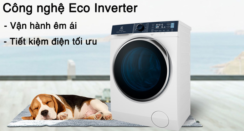 Động cơ EcoInverter-Máy giặt sấy Electrolux Inverter 11 kg EWW1142Q7WB lồng ngang