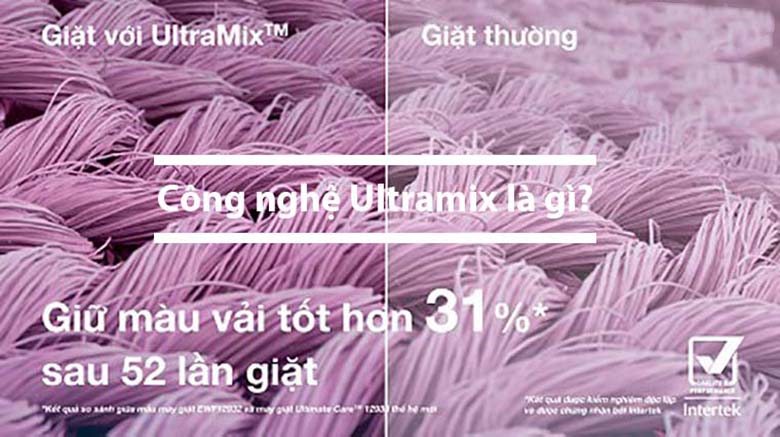 công nghệ Ultramix -Máy giặt sấy Electrolux Inverter 11 kg EWW1142Q7WB lồng ngang