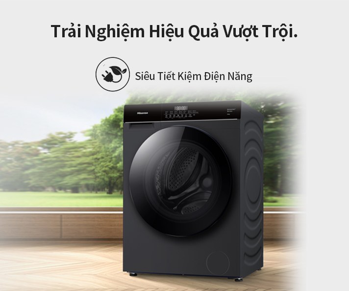 Máy giặt sấy Hisense Inverter giặt 10.5 kg sấy 7 kg WD105M3 - Siêu tiết kiệm điện năng