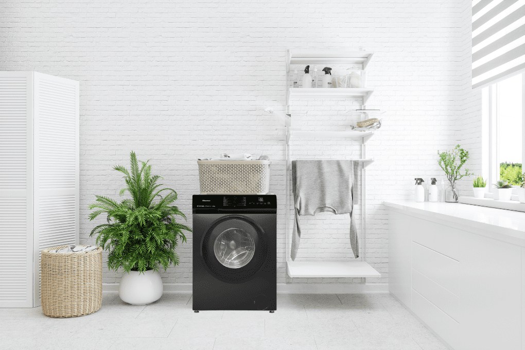 Máy giặt sấy Hisense Inverter giặt 9 kg sấy 6 kg WD90N1Y - Thiết kế hiện đại