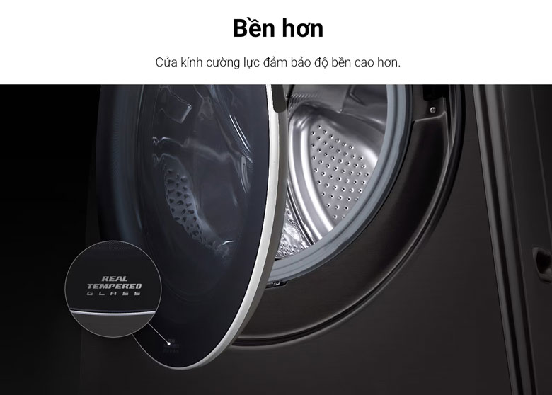 Máy giặt sấy LG F2721HVRB Inverter 21kg/12kg - Bền bỉ