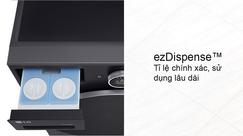 Máy giặt sấy LG Inverter 17kg F2517RNTG lồng ngang - Công nghệ định lượng EZDispense