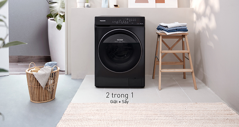 Máy giặt Panasonic Inverter giặt 10 kg - sấy 6 kg NA-S106FR1PV