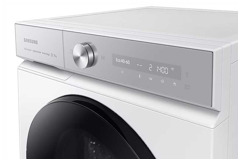 Máy giặt sấy Samsung WD12BB944DGHSV - Bảng điều khiển núm xoay, màn hình cảm ứng