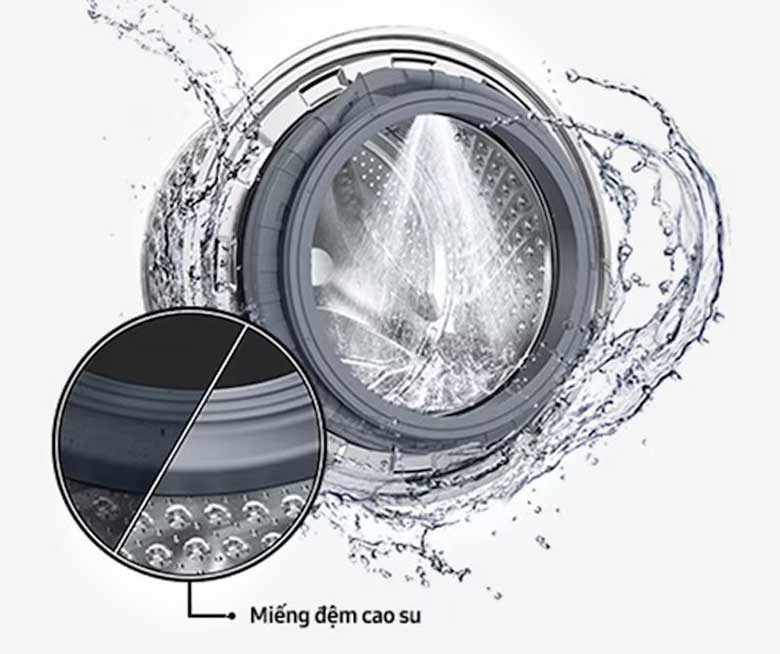 Máy giặt sấy Samsung WD14BB944DGMSV- Tự động vệ sinh lồng giặt
