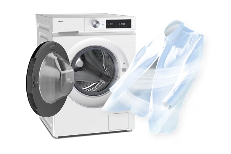 Máy giặt sấy Samsung Inverter 12 kg WD12DB7B85GBSV lồng ngang - Airwash khử mùi và kháng khuẩn