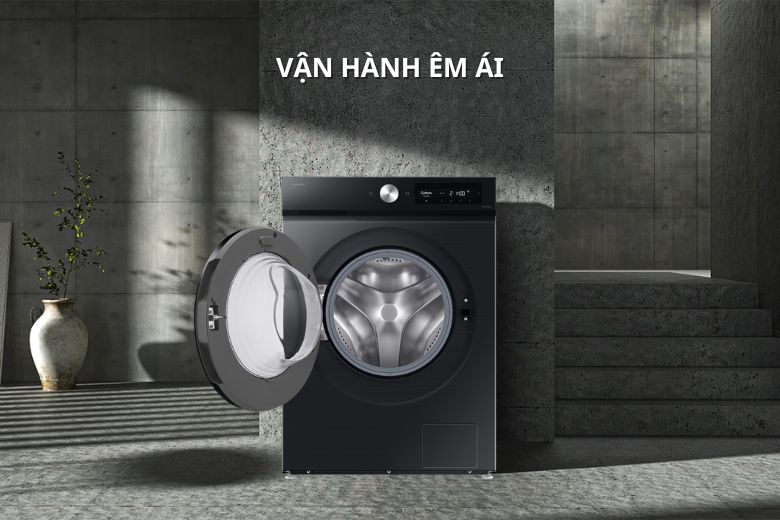 Máy giặt sấy Samsung WD12DB7B85GBSV Inverter 12 kg - Vận hành êm ái