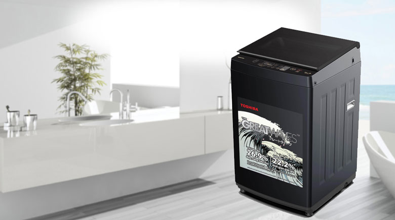 Máy giặt Toshiba 9 kg AW-M1000FV(MK) lồng đứng - Thiết kế sang trọng