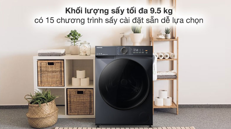Máy giặt Toshiba TW-T21BU115UWV(MG) 10.5kg - Thiết kế tối giản mà sang trọng