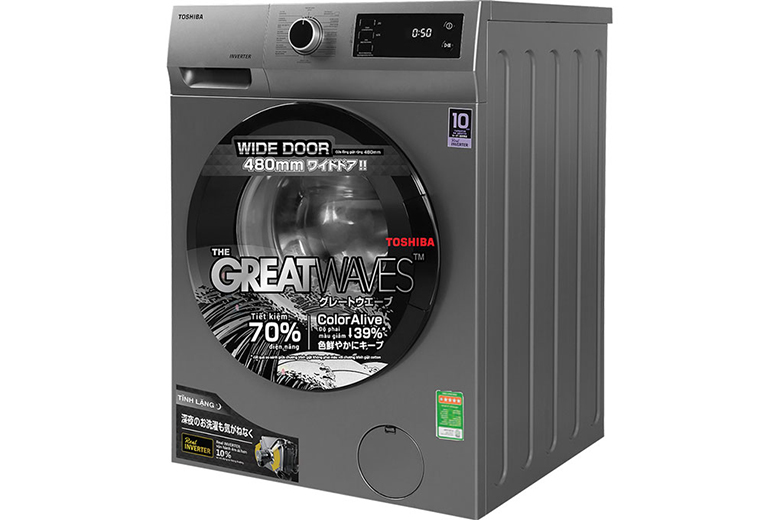 khởi động lại khi có điện-Máy giặt Toshiba Inverter 8.5 kg TW-BK95S3V(SK) lồng ngang