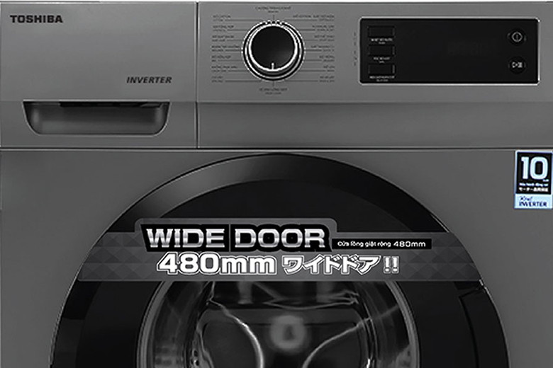 Bảng điều khiển-Máy giặt Toshiba Inverter 8.5 kg TW-BK95S3V(SK) lồng ngang