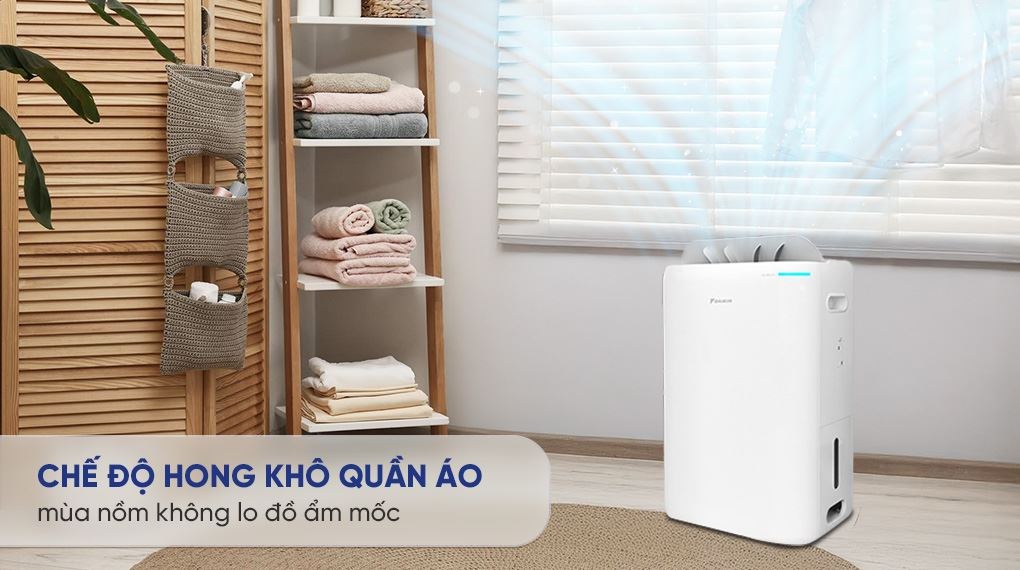 Máy hút ẩm kết hợp lọc không khí Daikin 23 lít/ngày JPF12AV2 - Công nghệ
