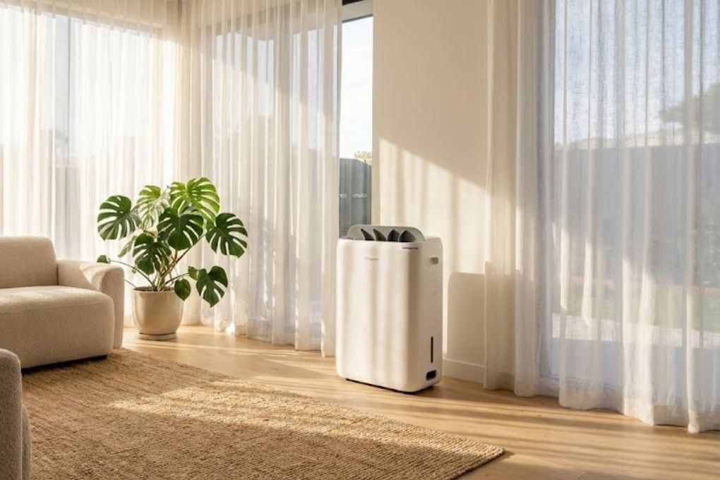 Máy hút ẩm kết hợp lọc không khí Daikin 23 lít/ngày JPF12AV2 - Thiết kế và phạm vi sử dụng