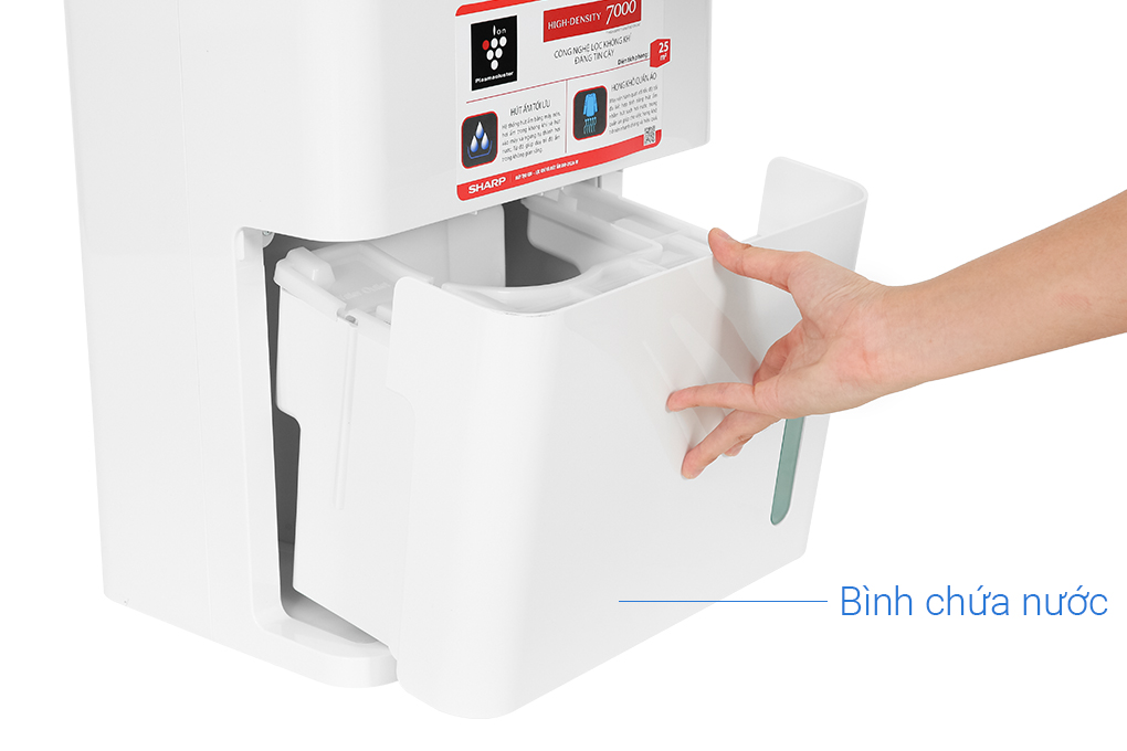 Máy hút ẩm Sharp DW-D12A-W - Bình chứa Máy hút ẩm Sharp DW-D12A-W - Bình chứa