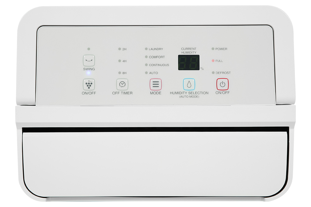 Máy hút ẩm Sharp DW-D12A-W - Bảng điều khiển