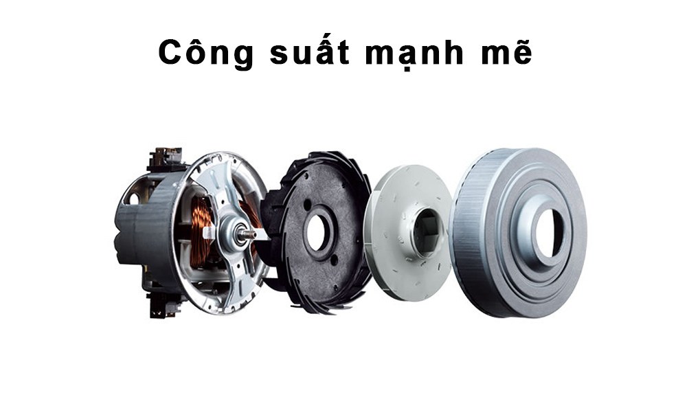 Máy hút bụi công nghiệp Hitachi 2100W 21 lít CV-960F Xuất xứ Thái Lan - Công suất 2100W hút mạnh mẽ