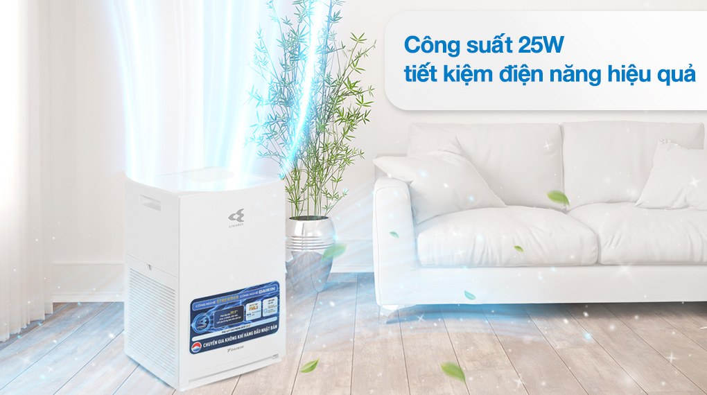 Máy lọc không khí Daikin Streamer 23m² MC30YVM7 Nhập khẩu Malaysia - Độ ồn, công suất, mức độ lọc và chế độ hoạt động